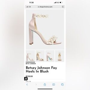 Betsy Johnson wedding shoes New